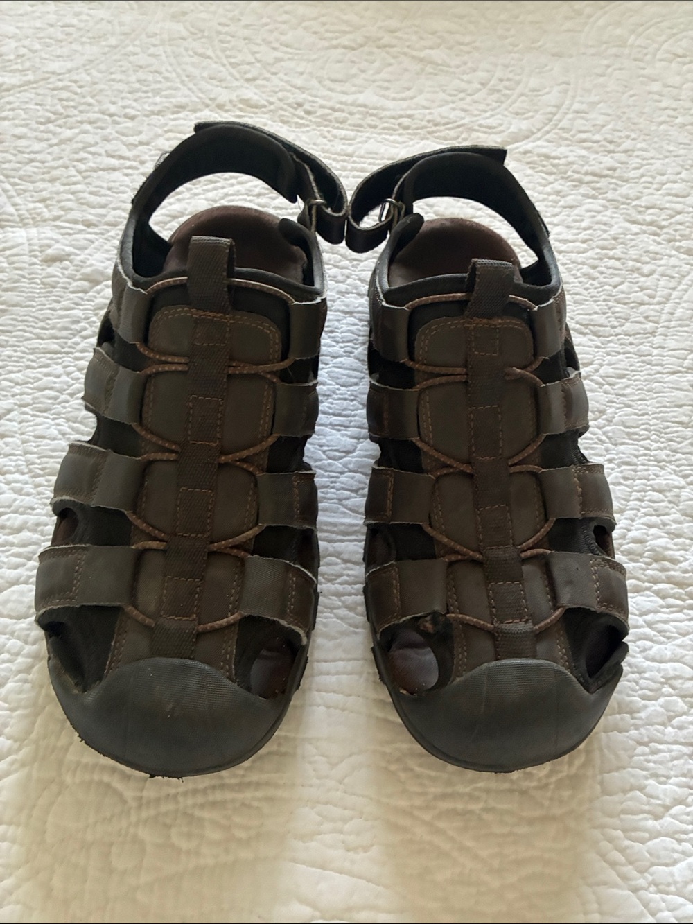 Skechers Men's Brown Strappy Fisherman Sandals